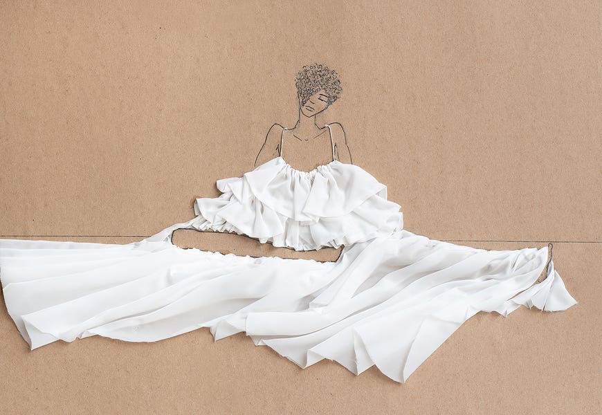 Sitting Parachutes I by Kelly Lottahall