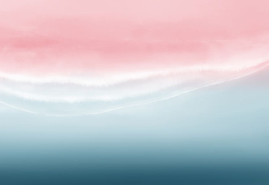 Pink Beach II by Karine Tonial Grimm