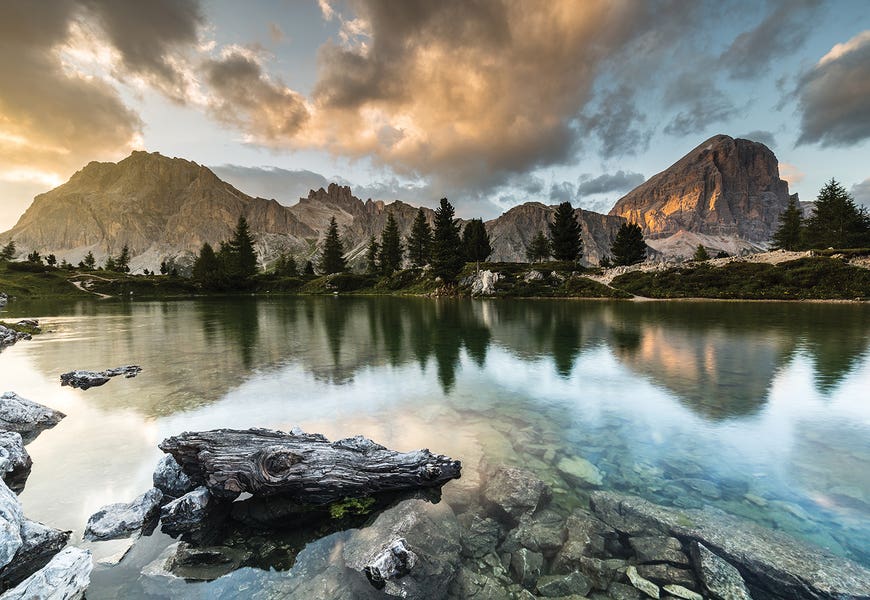 Italy, Alps, Dolomites, Lago di Limides IV by Mikolaj Gospodarek