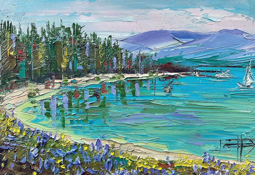 Turquoise Tahoe by Lisa Elley