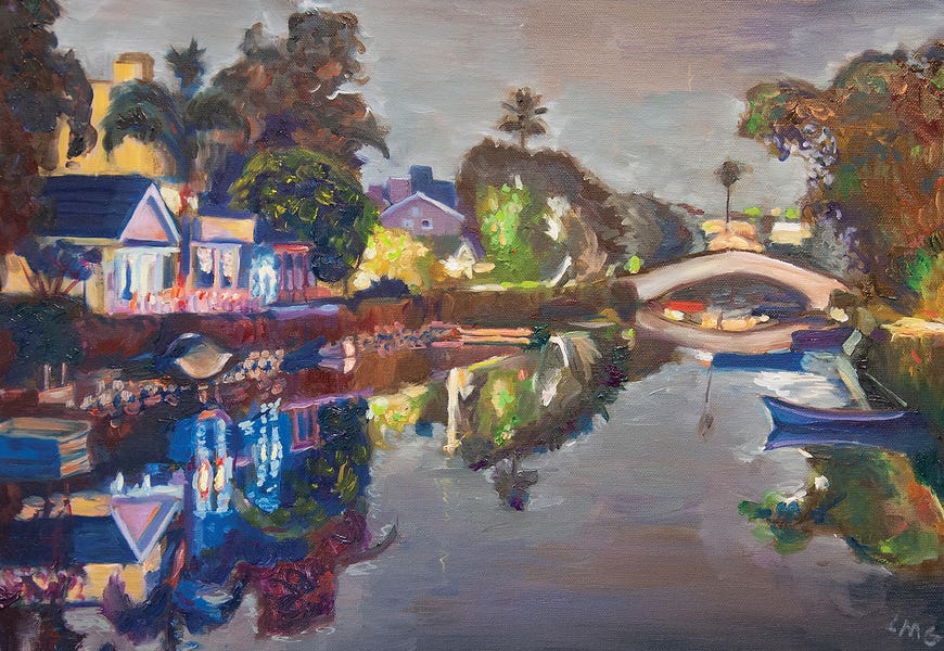 Secret Night Skate Through Venice Canals by Lisa Goldfarb