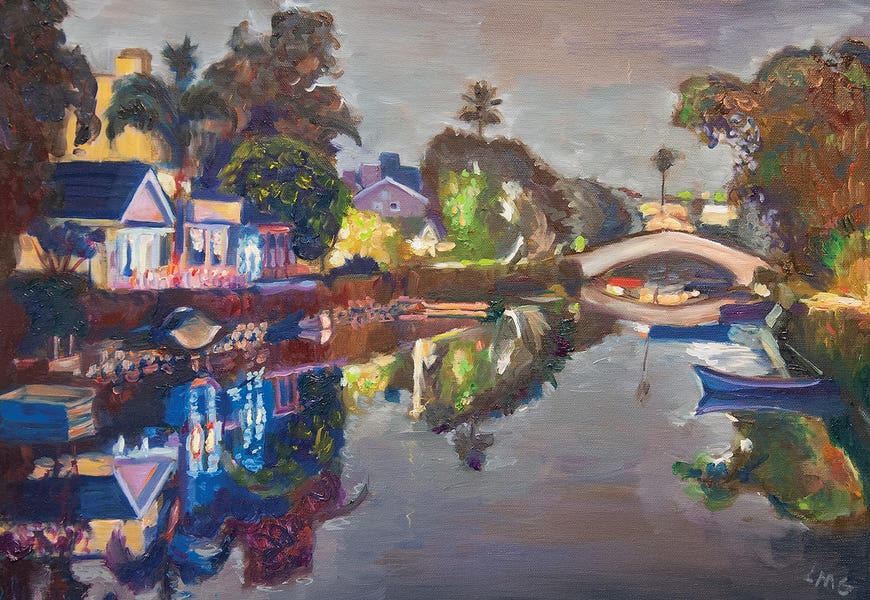 Secret Night Skate Through Venice Canals by Lisa Goldfarb