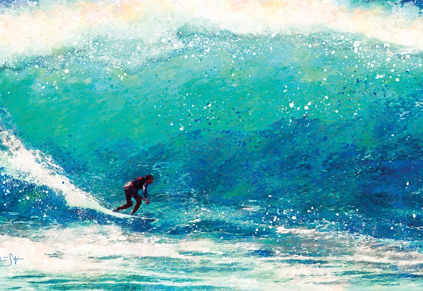 Catching the Wave by Lisa Sofia