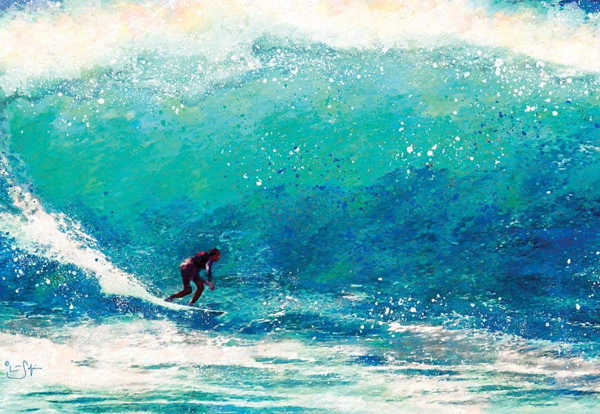 Catching the Wave by Lisa Sofia 