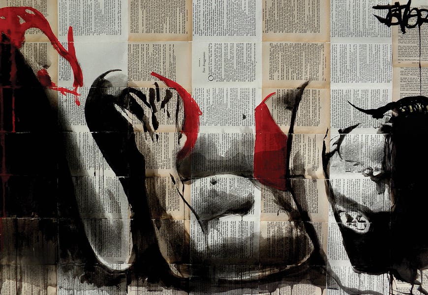 Lust In Red by Loui Jover