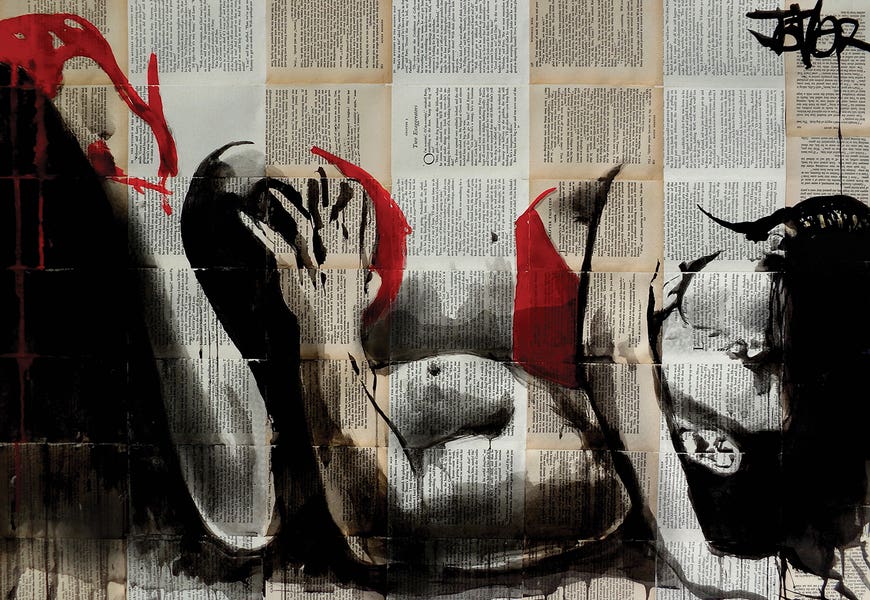 Lust In Red by Loui Jover