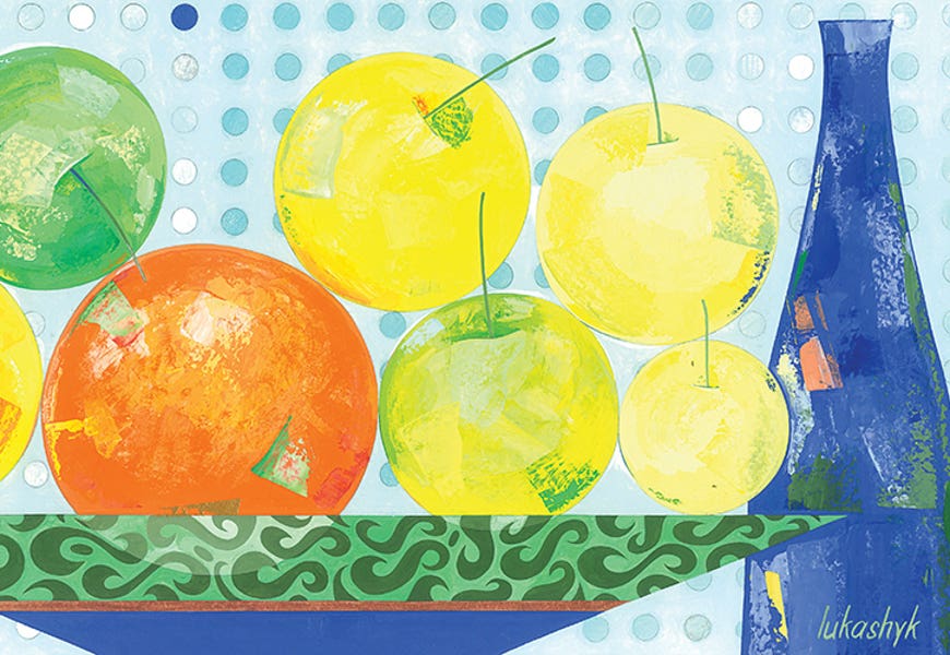 Apples From My Garden by Neli Lukashyk