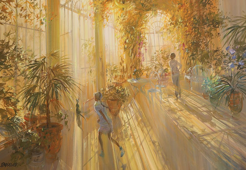 In the Orangery by Laurent Parcelier
