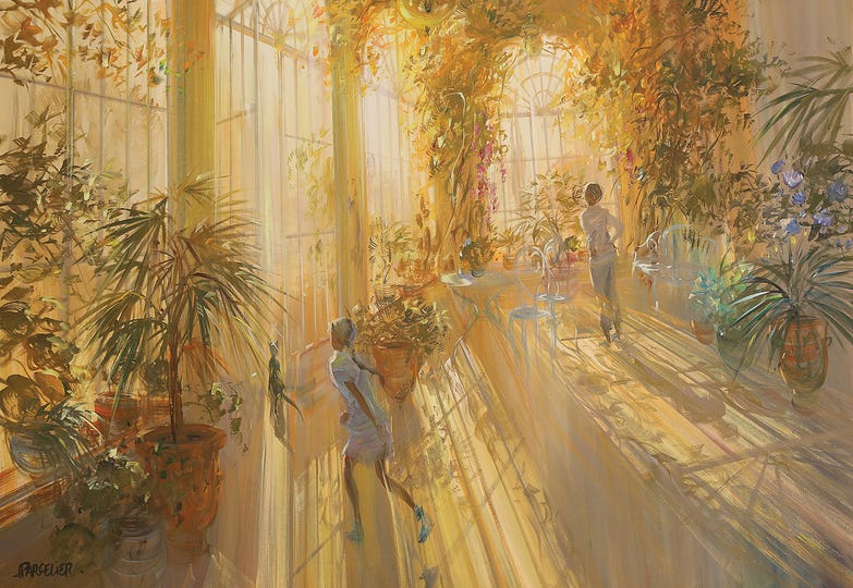 In the Orangery by Laurent Parcelier