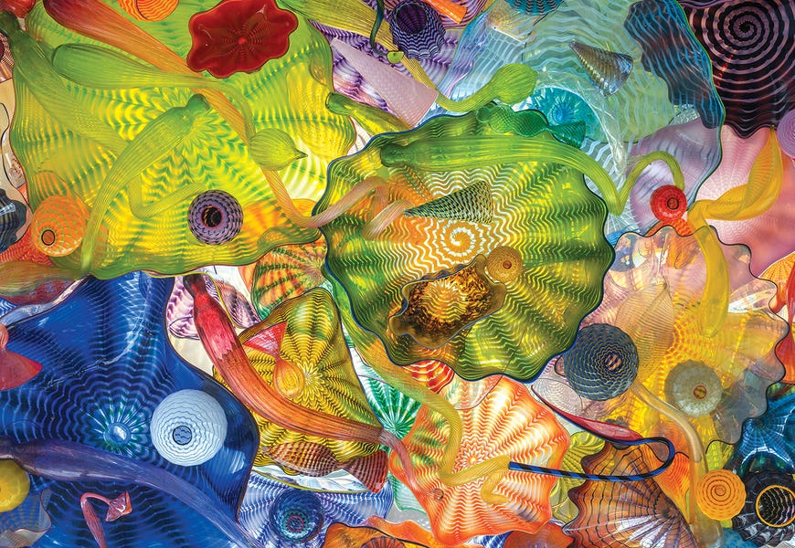 Glass Art Wall IV by Louis Ruth