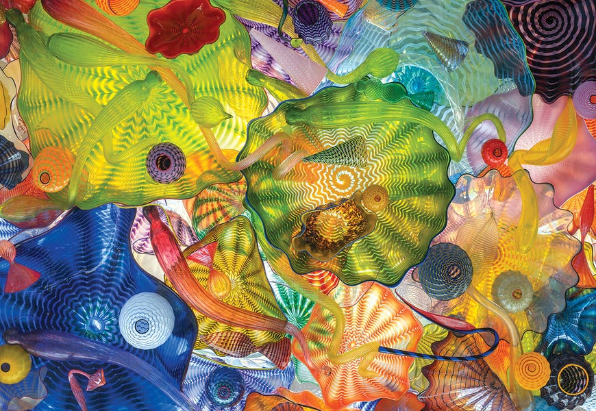 Glass Art Wall IV by Louis Ruth