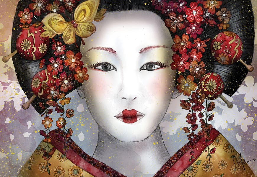 Becoming A Geisha by Marine Loup