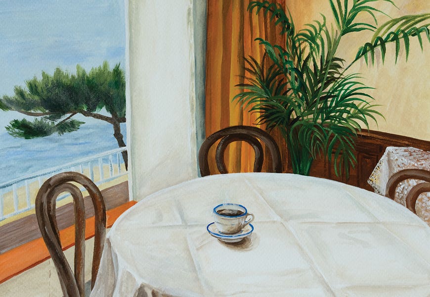 Afternoon Coffee by An Myeong Hyeon