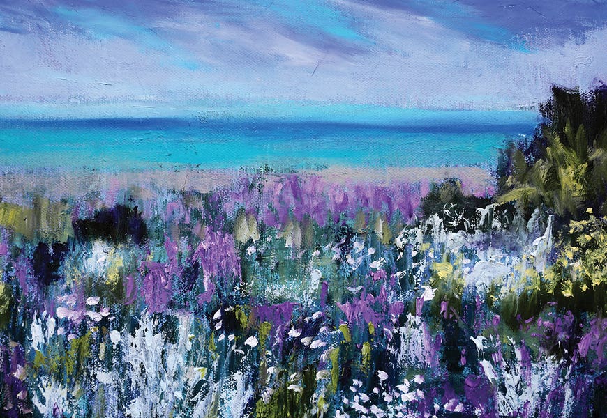 Wildflower Shoreline by Nikki Wheeler