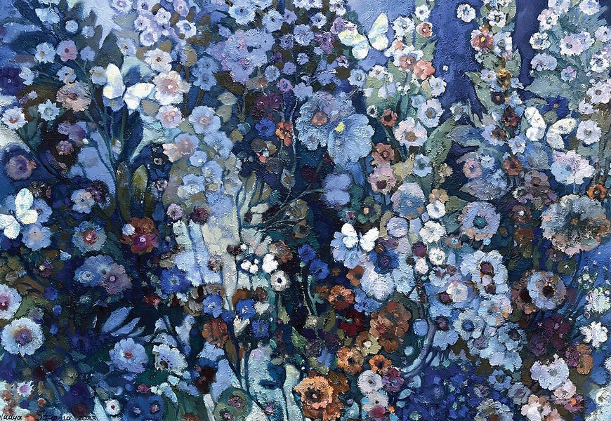 Blue Summer by Nadezda Stupina