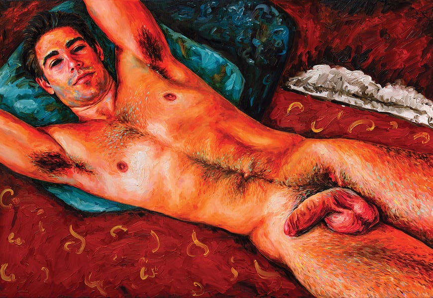 Red Nude by Oleksandr Balbyshev