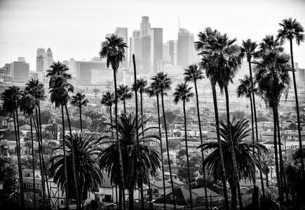 Los Angeles Skyline by iCanvas Artist Philippe Hugonnard
