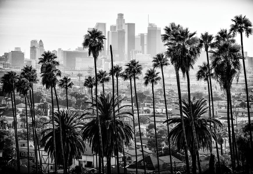 Los Angeles Skyline by Philippe Hugonnard