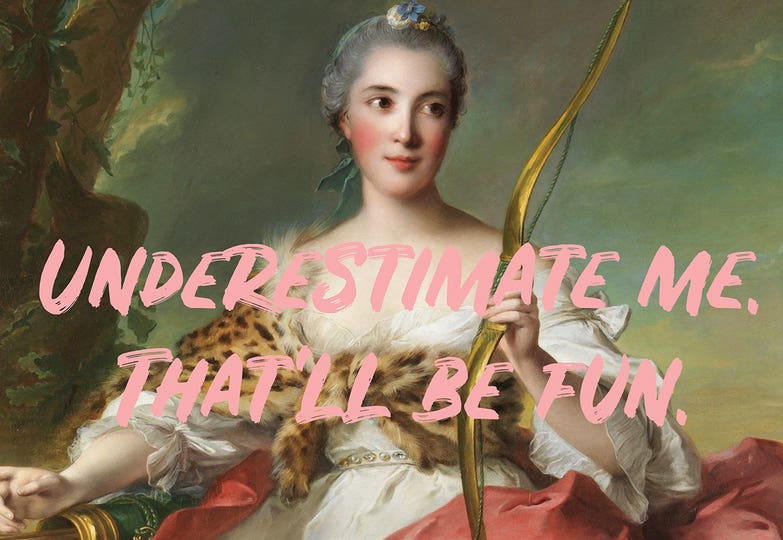 Underestimate Me by Grace Digital Art Co