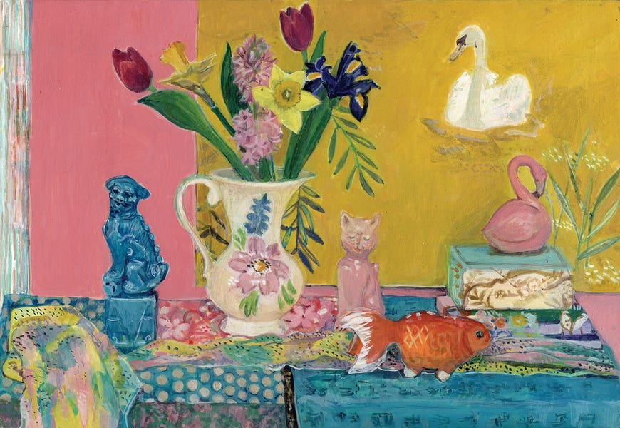 Patch Of Sunlight On A Yellow Wall by Rebecca Moss Guyver