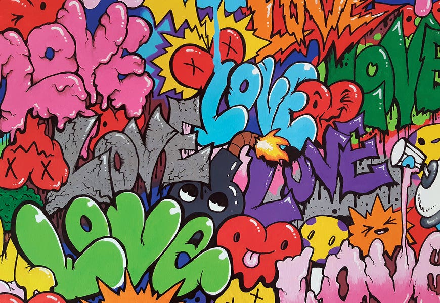 Graffiti Love by Ross Hendrick