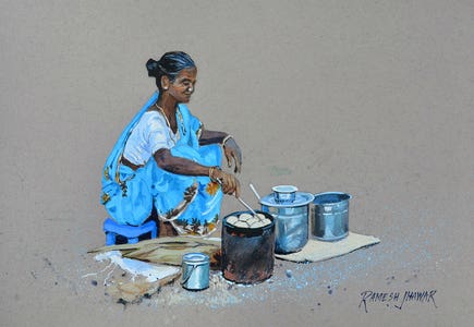 Kathak Dancers by Sangeetha Bansal