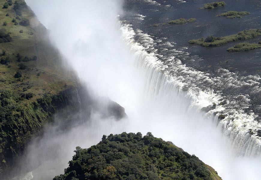 Victoria Falls, Or Mosi-Oa-Tunya (The Smoke That Thunders), Zimbabwe, Southern Africa by Ramona Heiner