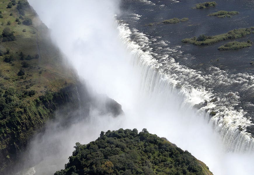 Victoria Falls, Or Mosi-Oa-Tunya (The Smoke That Thunders), Zimbabwe, Southern Africa by Ramona Heiner