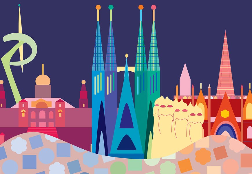 Barcelona by South Island Art