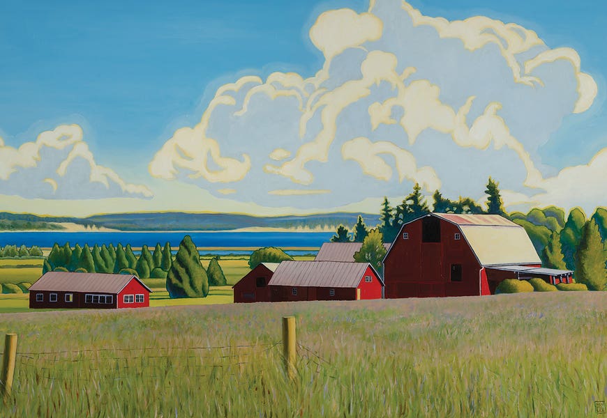 Coupeville Farmstead by Stacey Neumiller