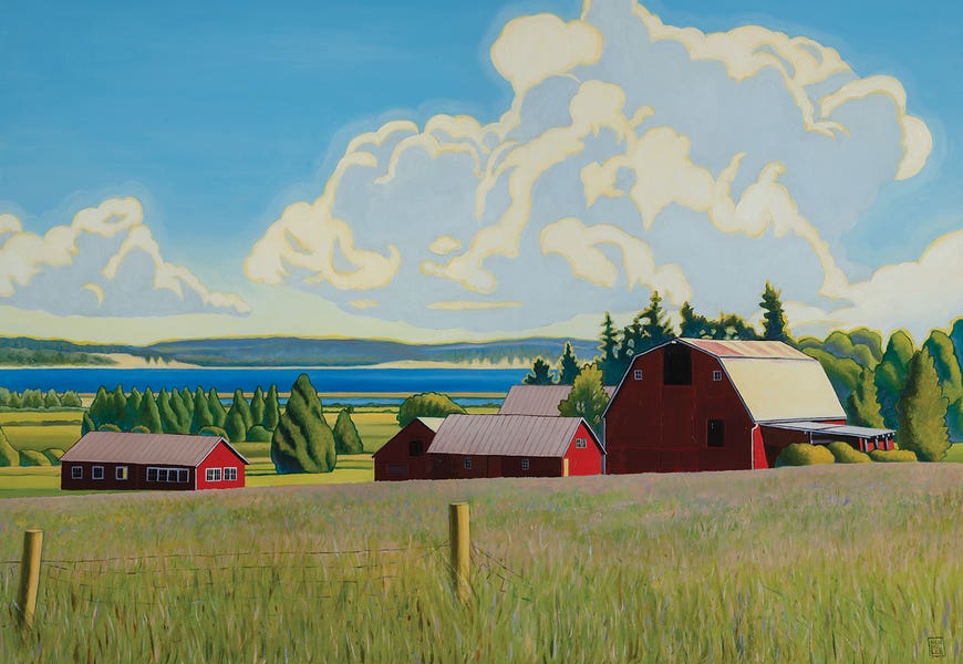 Coupeville Farmstead by Stacey Neumiller