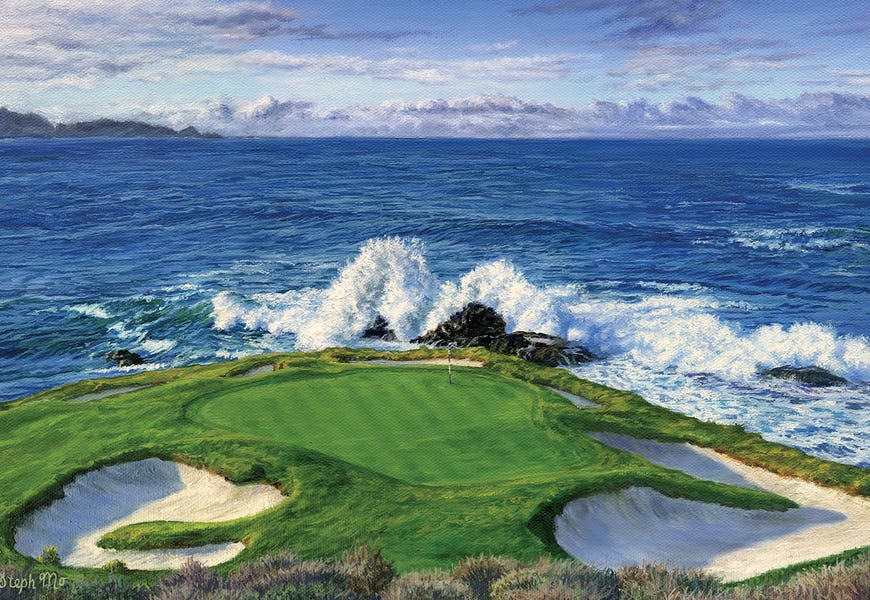 Pebble Beach by Steph Moraca