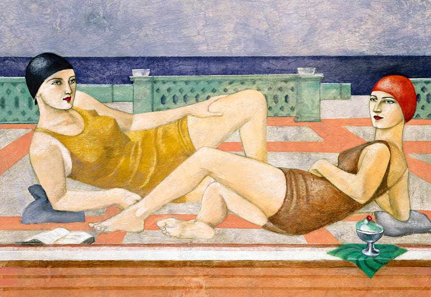 The Bathers by Susan Conti