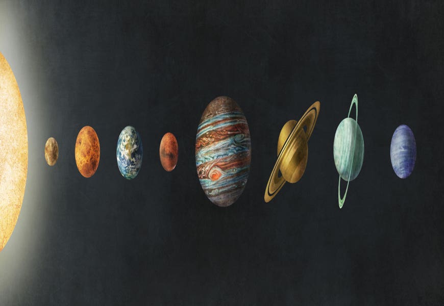 The Solar System Black by Terry Fan