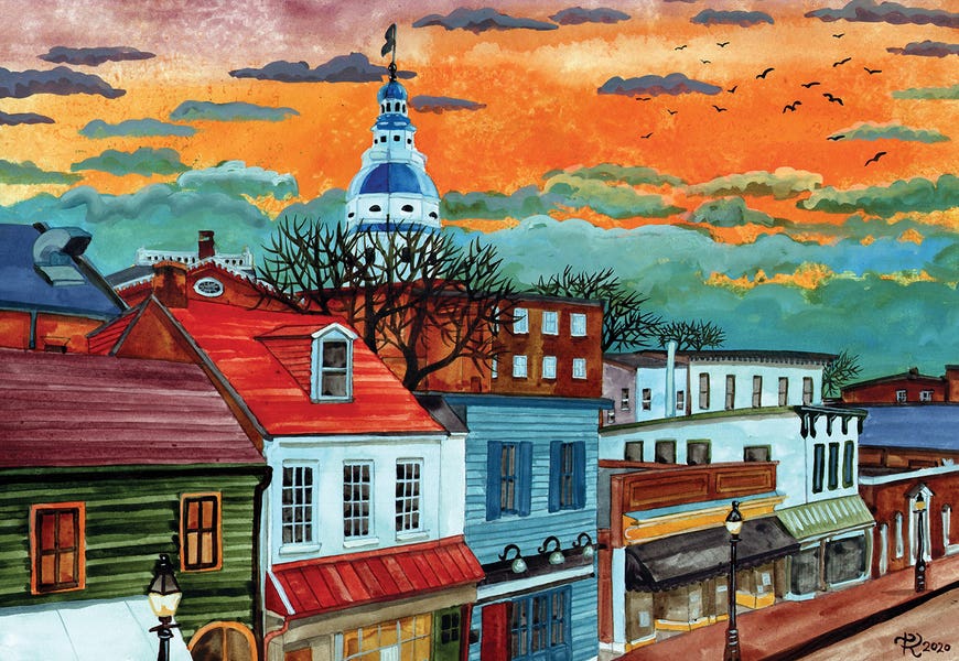 Annapolis Sunset by Terri Smith