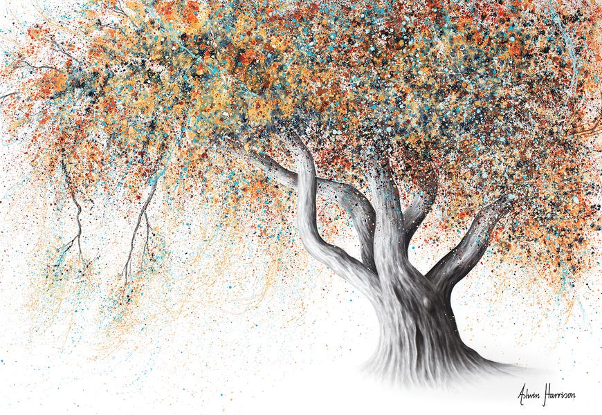Rusty Autumn Tree by Ashvin Harrison
