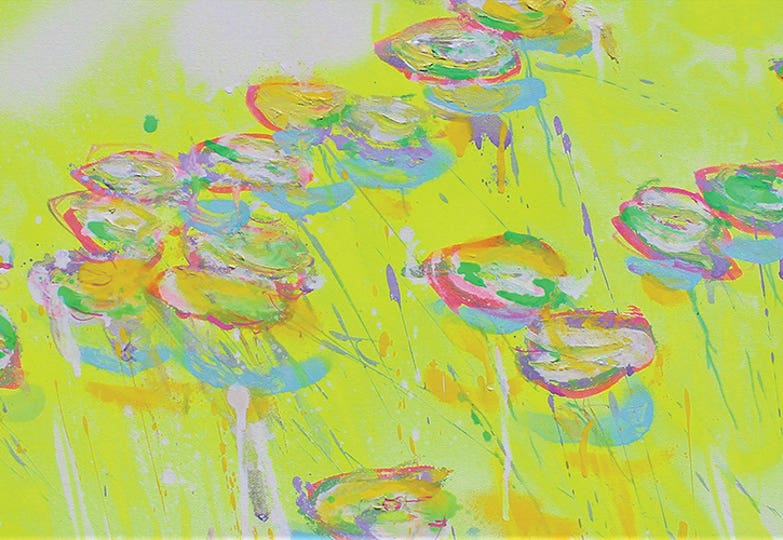 Giverny Panorama In Fluo Yellow