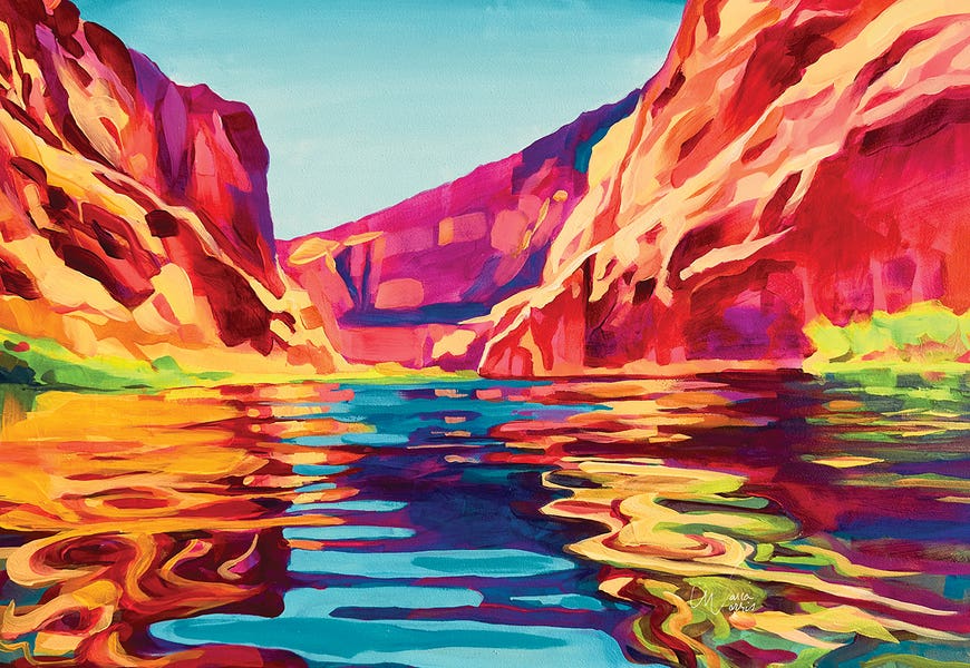 Red Rock Reflections by Maria Morris