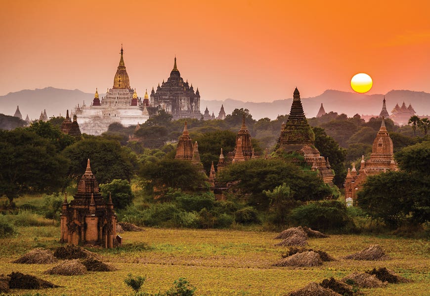 Legendary Sunset Of Bagan by Zay Yar Lin