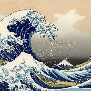 The Great Wave at Kanagawa, 1829 by Katsushika Hokusai