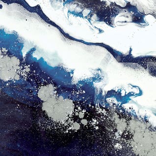 Abstract Bathroom Art