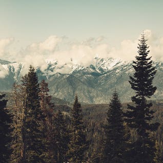 Snow Capped Sierra Mountains by Naure Magick