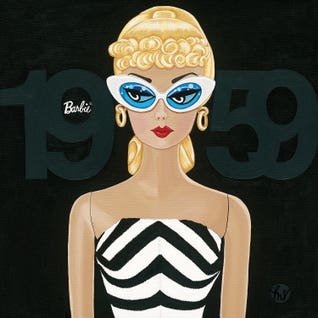 My 1959 Barbie Doll by Michelle Vella