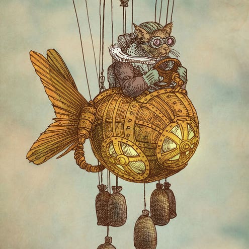 Around The World In A Goldfish Flyer by Eric Fan