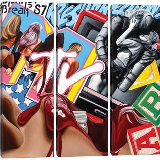 3-Piece Pop Art Square