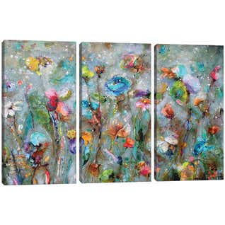 Flowers By Dawn By Studio Paint-Ing by iCanvas Artist Flowers By Dawn By Studio Paint-Ing