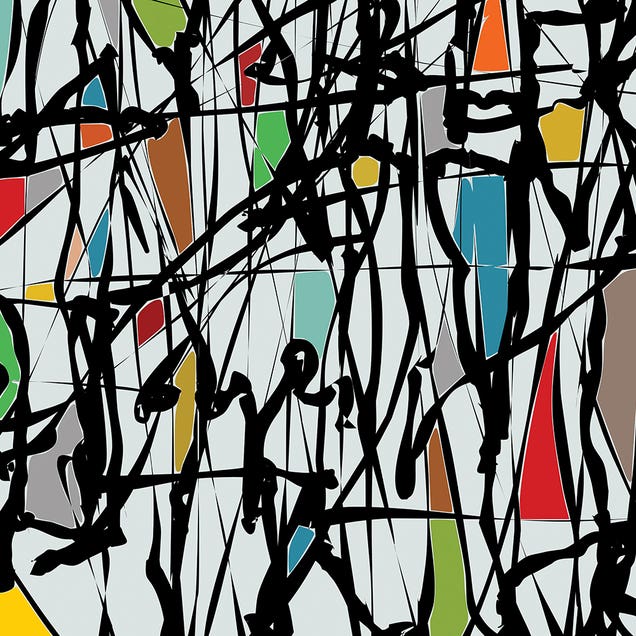 Pollock Wink III by Angel Estevez
