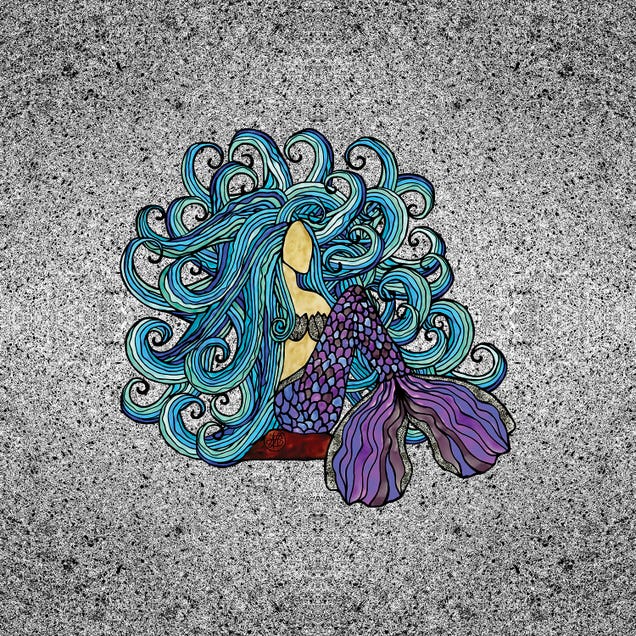 Blue Mermaid by Angelika Parker