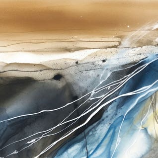 Abstract Landscape by Ana Ozz