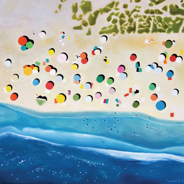 Malaga Beach by Antony Squizzato